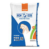 Hentech Starter Broiler Feed - 50 KG (Crumbs)